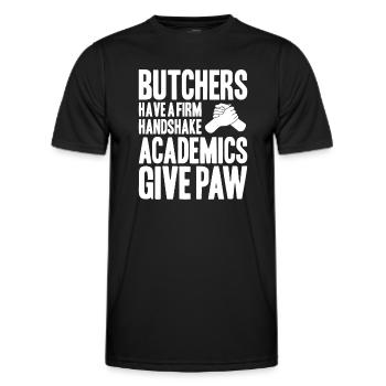 Butcher Butcher Butcher - Men's Functional T-Shirt - black - Front - AI Model Male 178 dark (178cm)