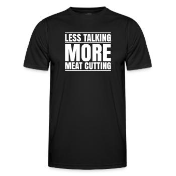 Butcher Butcher Butcher - Men's Functional T-Shirt - black - Front - AI Model Male 178 dark (178cm)