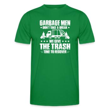 Fachkraft für Kreislauf- und Abfallwirtschaft - Männer Funktions-T-Shirt - Kelly Green - Vorne - AI Model Male 178 dark (178cm)