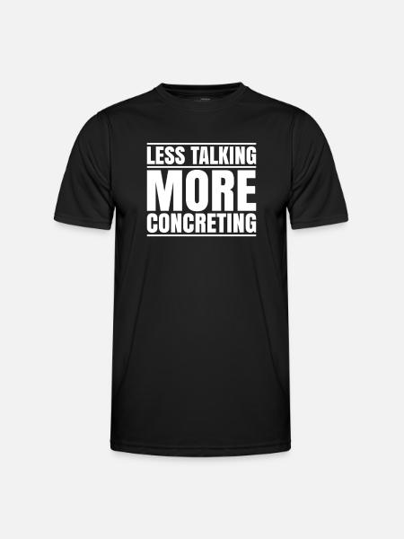 Betonbauer Stahlbetonbauer Concrete Worker - Men's Functional T-Shirt - black