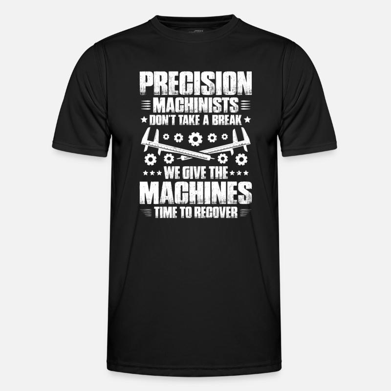 Precision mechanic Precision Machinist - Men's Functional T-Shirt - black
