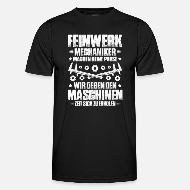 Precision mechanic Precision Machinist - Men's Functional T-Shirt - black