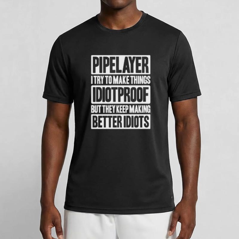 Pipeline Constructor Pipeline Construction Pipelayer Men's Functional T-Shirt