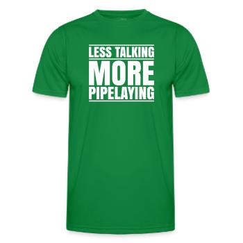 Constructeur de pipelines Construction de pipelines Pipelayer - T-shirt sport Homme - vert - Devant - AI Model Male 178 dark (178cm)