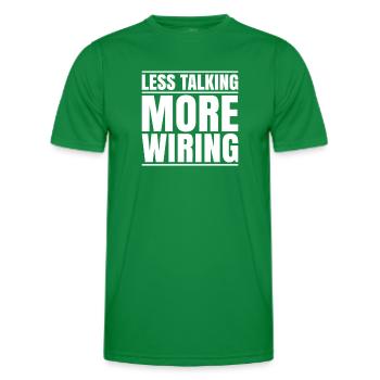 Veranstaltungstechniker Event Technician - Men's Functional T-Shirt - kelly green - Front - AI Model Male 178 dark (178cm)