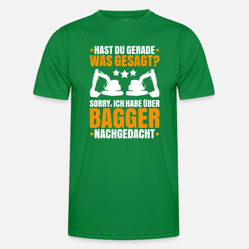 Baggerfahrer Baggerführer Heavy Equipment Operator Männer Funktions-T-Shirt