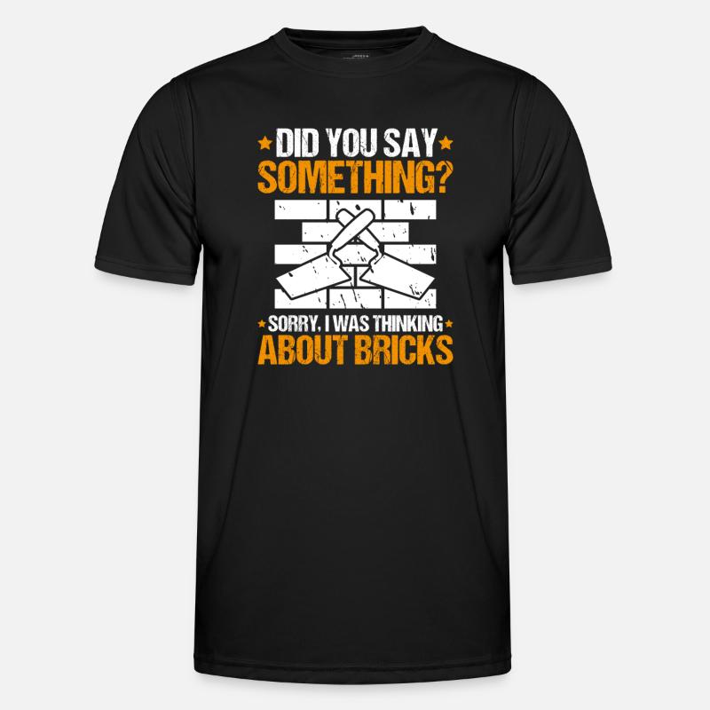 Master Masonry Masonry Bricklayer Mason - Men's Functional T-Shirt - black