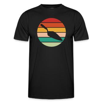 Maître Maçonnerie Maçonnerie Maçon Maçon - T-shirt sport Homme - noir - Devant - AI Model Male 178 dark (178cm)