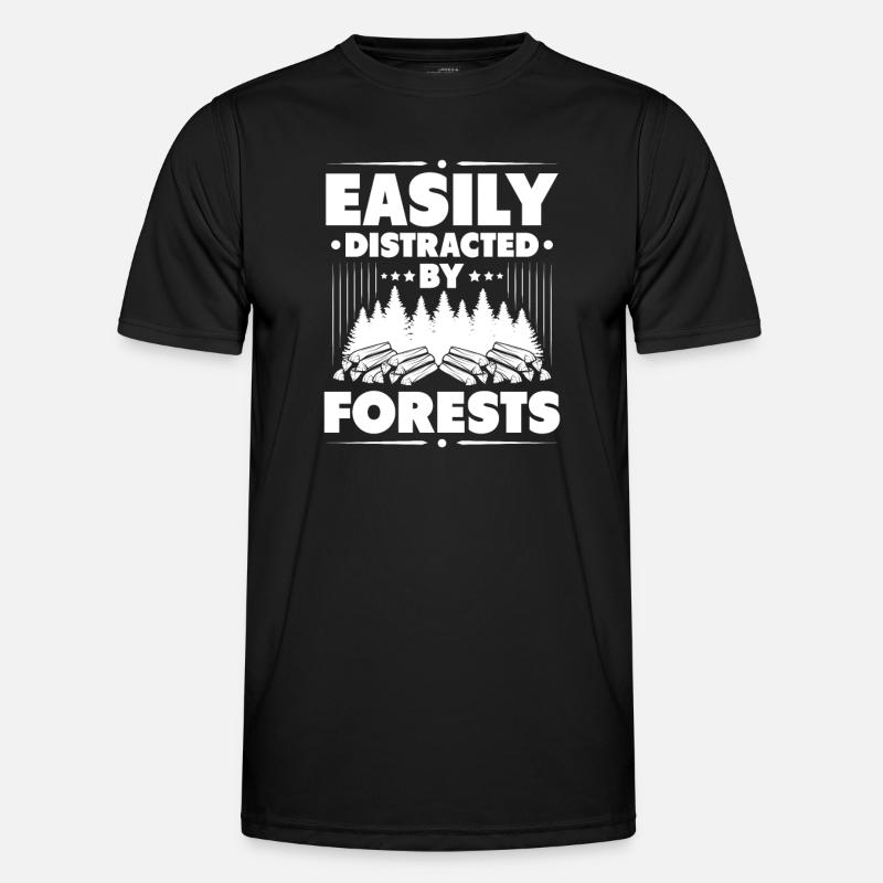 Forester Forestry Forester Forest workers Forest - Men's Functional T-Shirt - black