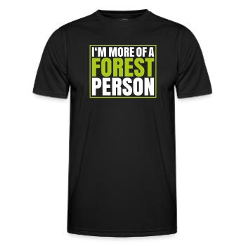 Forester Forestry Forester Forest workers Forest - Men's Functional T-Shirt - black - Front - AI Model Male 178 dark (178cm)