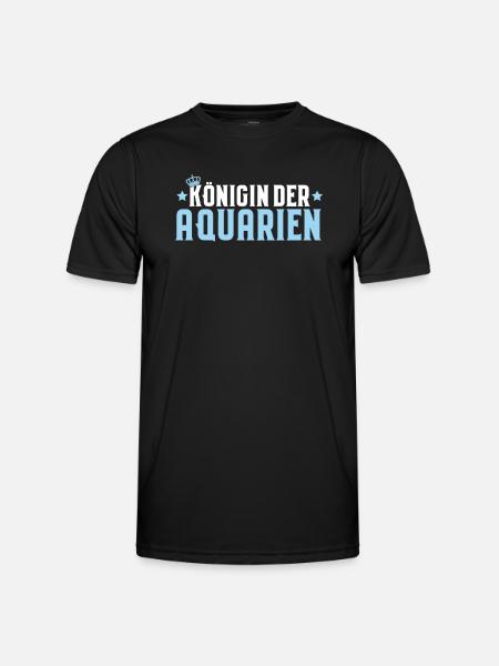 Aquaristik Aquarianer Aquarium Fische Aquarist - Männer Funktions-T-Shirt - Schwarz