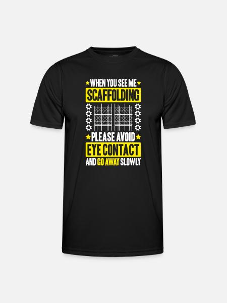 Échafaudage Échafaudage Échafaudage - T-shirt sport Homme - noir