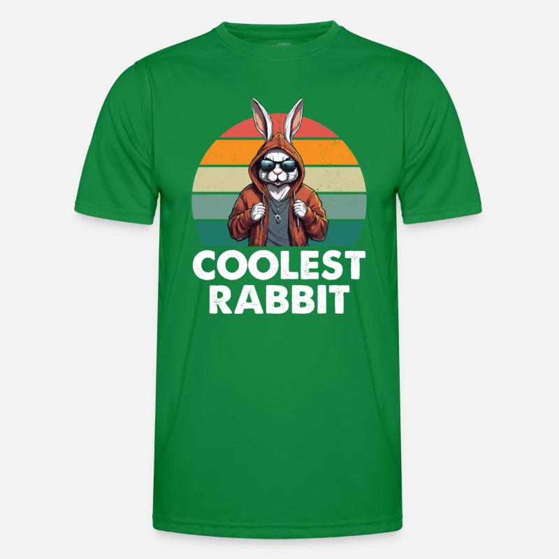 Coolest Rabbit Männer Funktions-T-Shirt