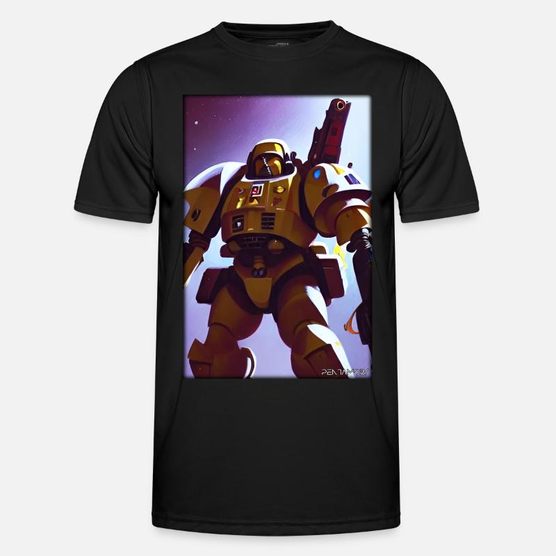 Kampfbot Robot Super Soldier Machine Warrior Men's Functional T-Shirt