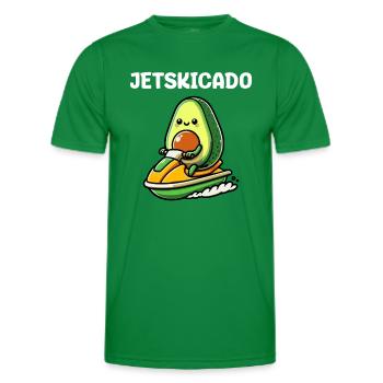 Jetskicado - Men's Functional T-Shirt - kelly green - Front - AI Model Male 178 dark (178cm)