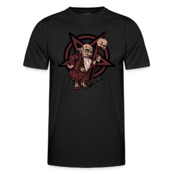 Satan's Little Imp - Men's Functional T-Shirt - black - Front - AI Model Male 178 dark (178cm)