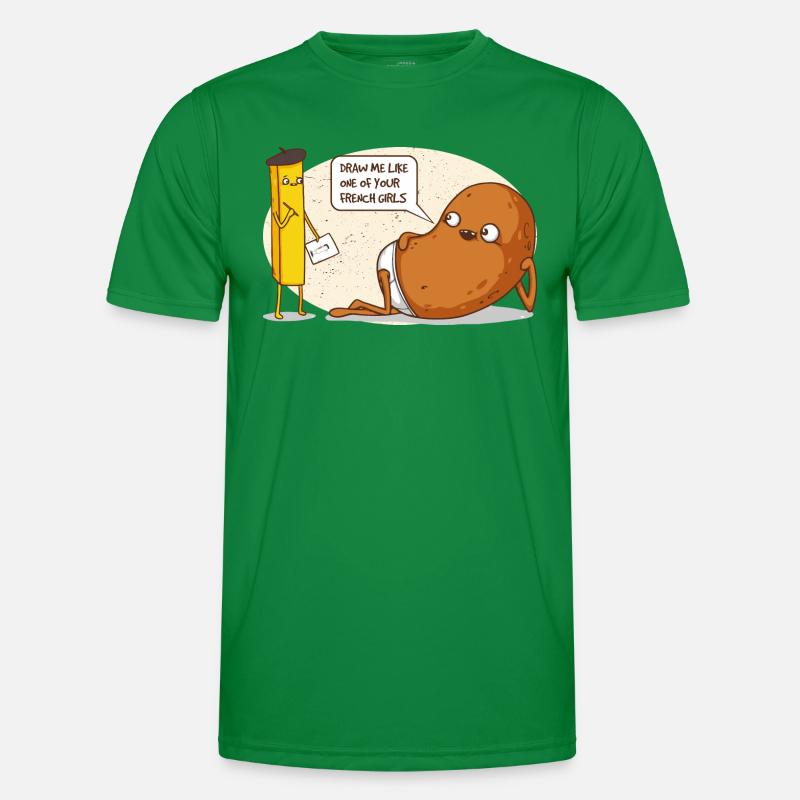 Kartoffel Männer Funktions-T-Shirt