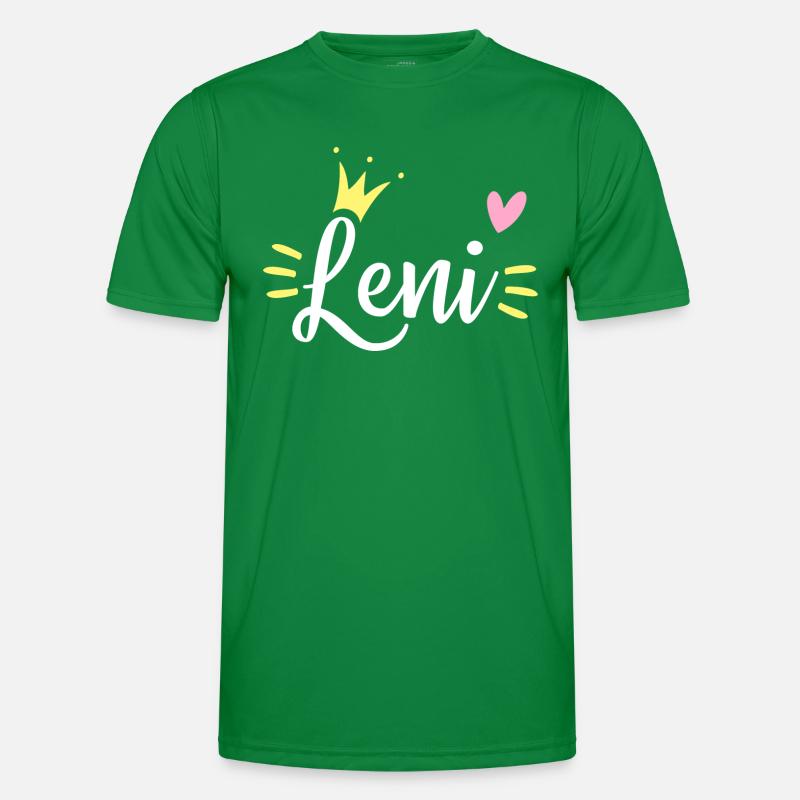 Leni Name Krone Männer Funktions-T-Shirt