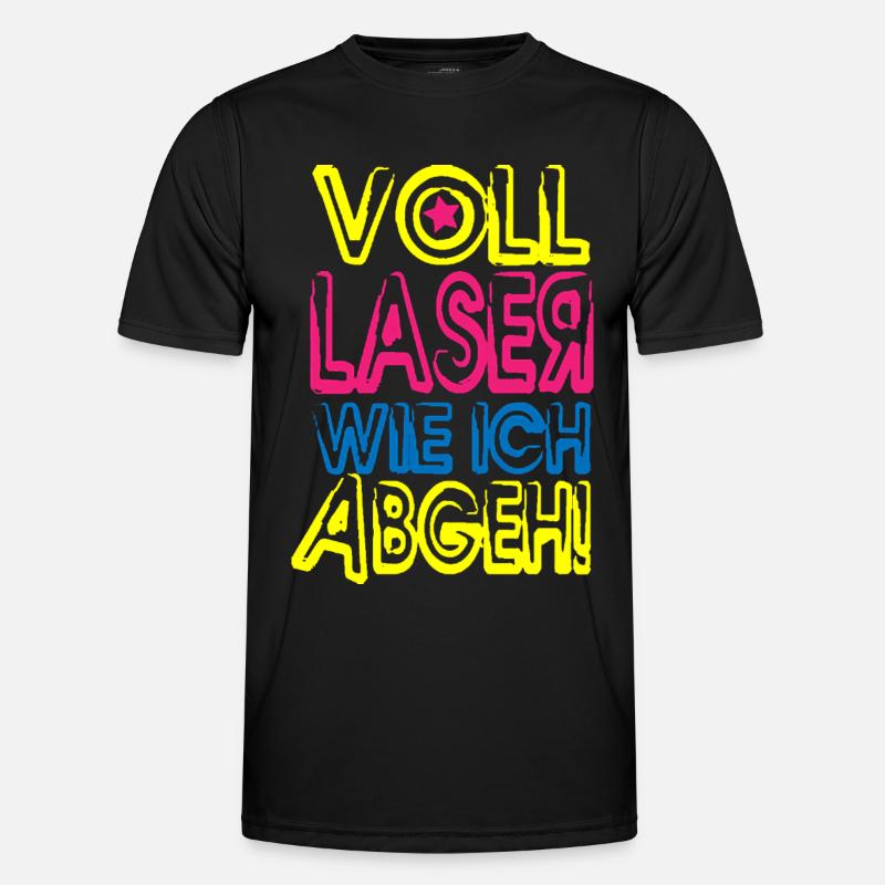 voll Laser! Männer Funktions-T-Shirt