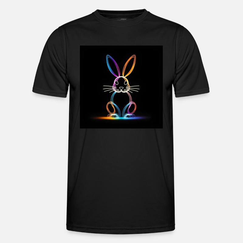 Glowing Rabbit Men's Functional T-Shirt