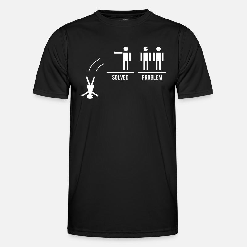 Komisch - Männer Funktions-T-Shirt - Schwarz