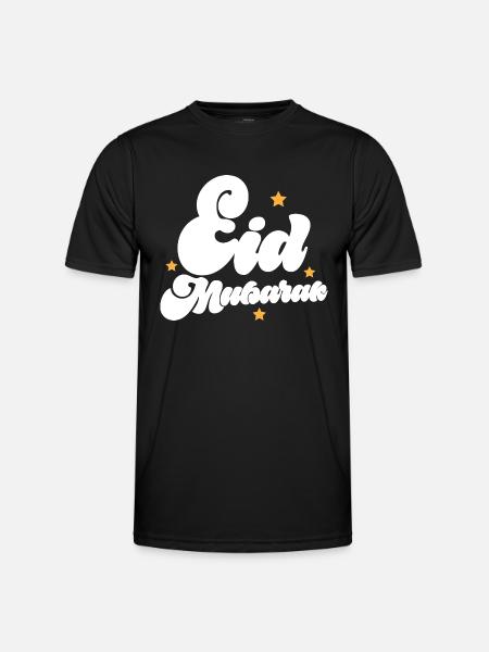 Eid Mubarak - Men's Functional T-Shirt - black