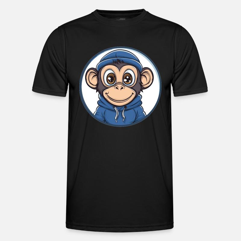 Singe cool avec capuche T-shirt sport Homme