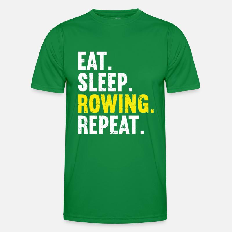 Rowing Row Boat Rower Men's Functional T-Shirt
