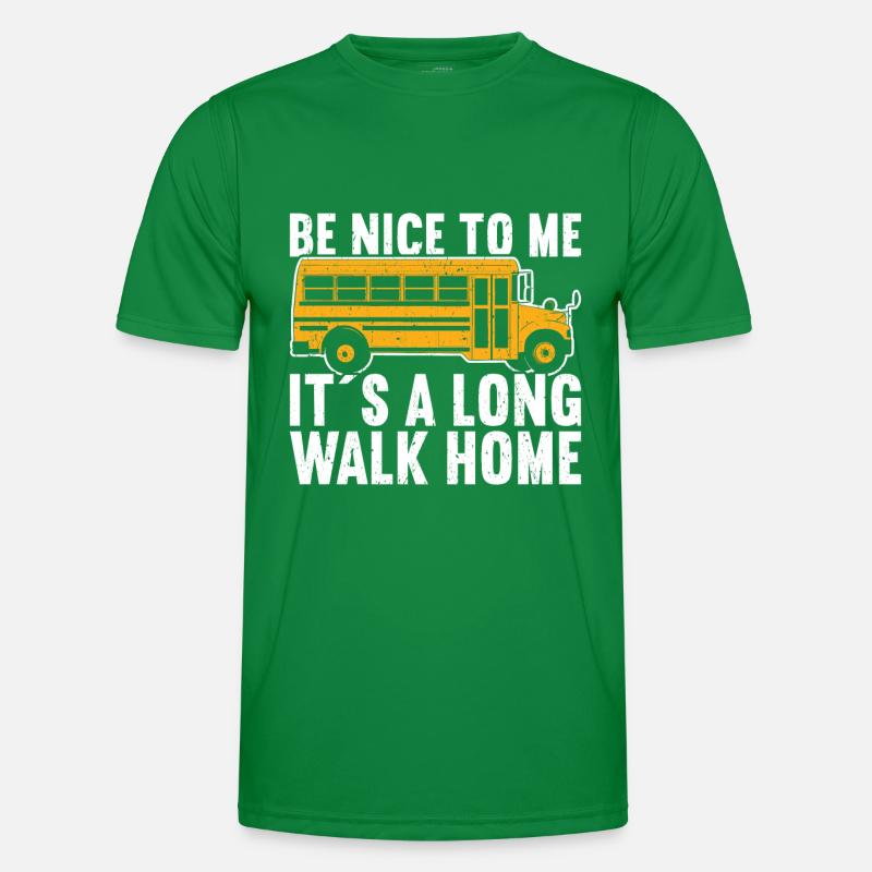 School Bus Driver Men's Functional T-Shirt