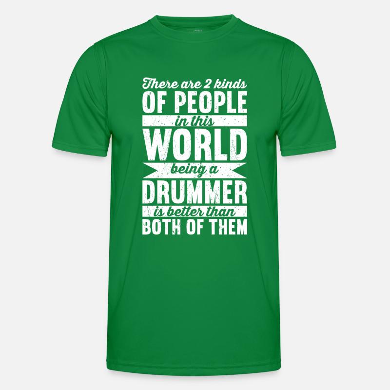 Drum Drummer Drumming Drummers Men's Functional T-Shirt