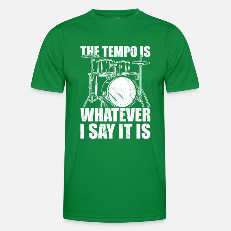 Drum Drummer Drumming Drummers Men's Functional T-Shirt