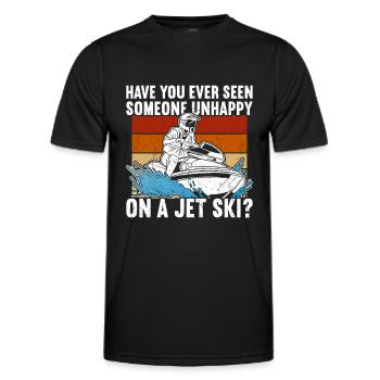 Jet Ski Jet Skiing - T-shirt sport Homme - noir - Devant - AI Model Male 178 dark (178cm)