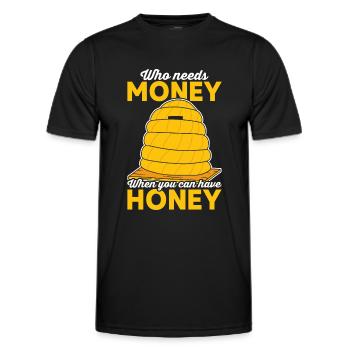 Imker Honigbiene Imker Imker Imker - Männer Funktions-T-Shirt - Schwarz - Vorne - AI Model Male 178 dark (178cm)