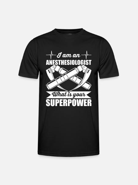 Anesthesiology Anesthesiologist Anaesthesiologist - Men's Functional T-Shirt - black