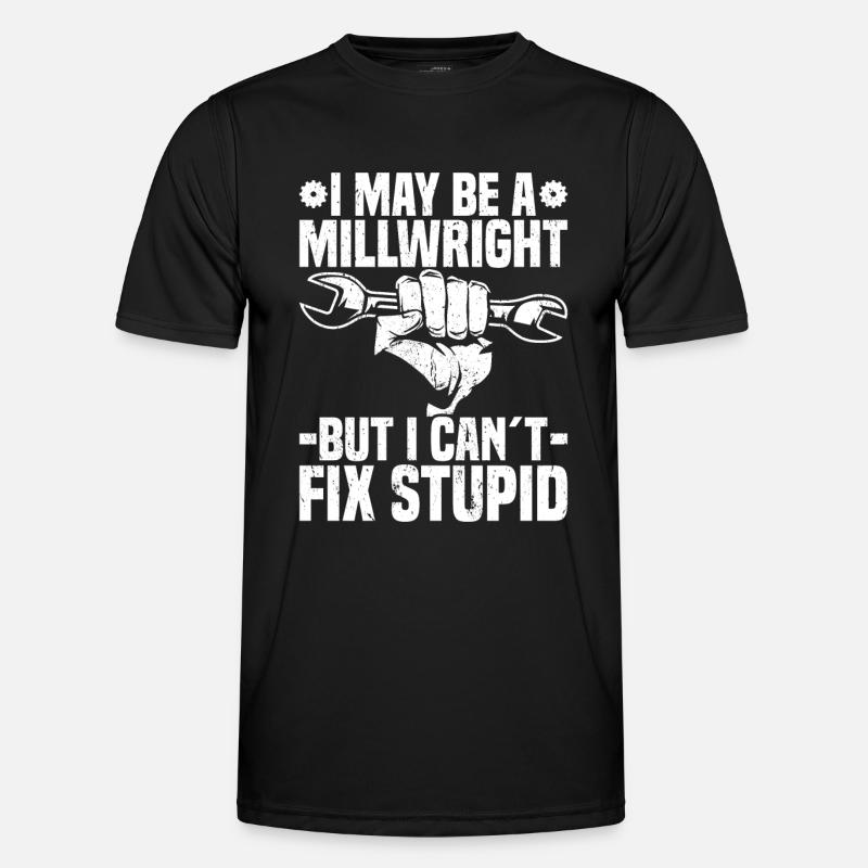 Mühlenbauer Mühlenbauer - Männer Funktions-T-Shirt - Schwarz