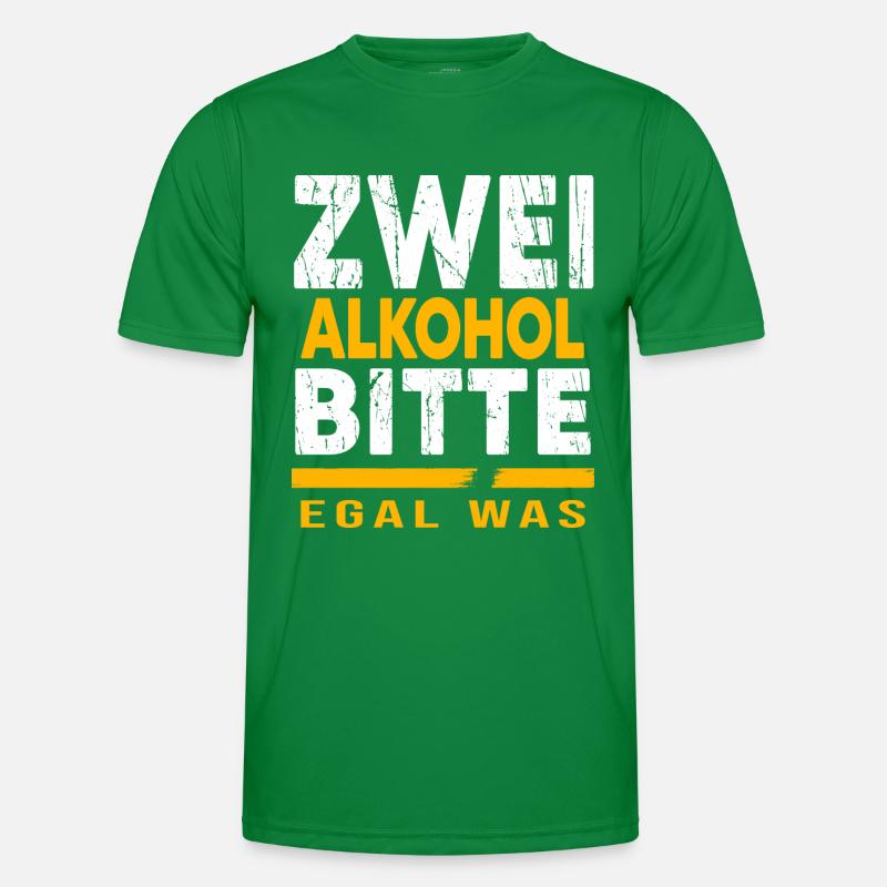 Bier Biergarten Trinkspruch Bierbauch Männer Funktions-T-Shirt