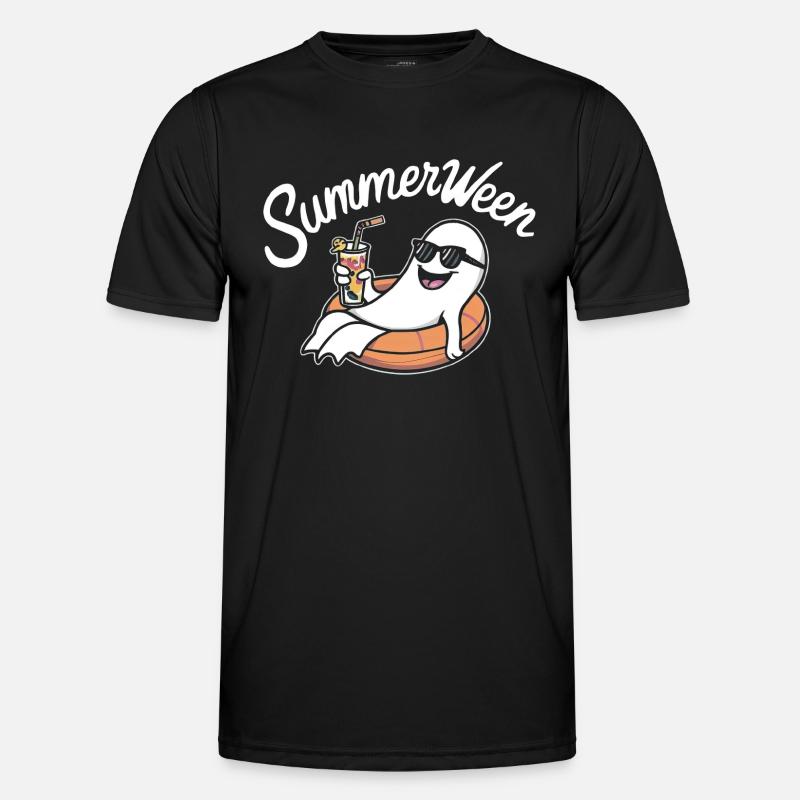 Summerween Ghost - Men's Functional T-Shirt - black