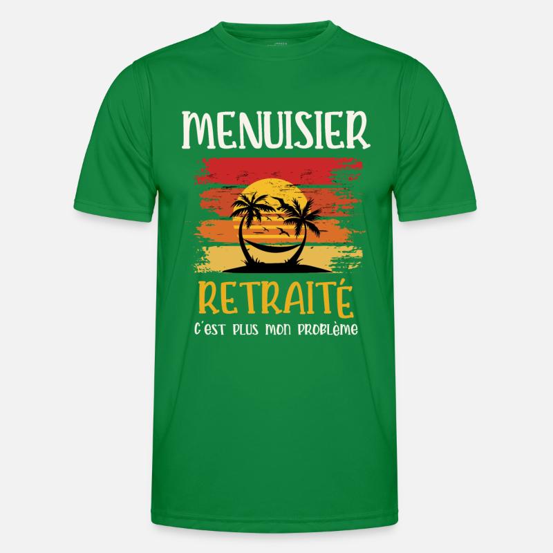 menuisier retraité T-shirt sport Homme