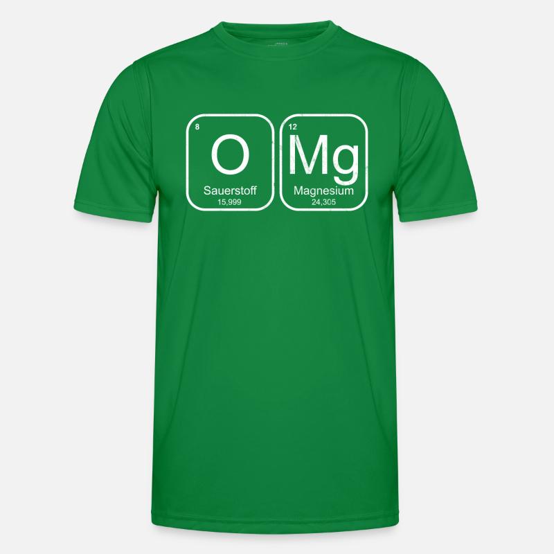 Teacher OMg chemistry elements Men's Functional T-Shirt