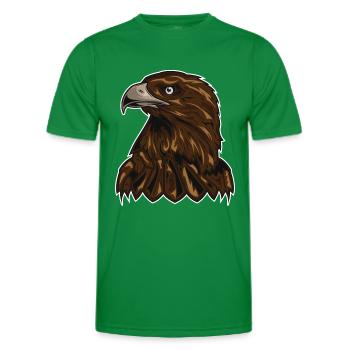 Steinadler T-Shirt jetzt NEU auf Gesichtsmaske - Männer Funktions-T-Shirt - Kelly Green - Vorne - AI Model Male 178 dark (178cm)