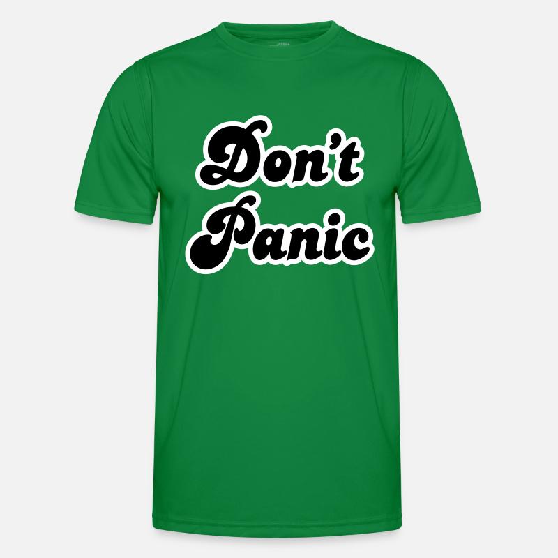 Don't panic Männer Funktions-T-Shirt
