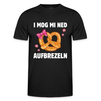 Ich Mag Mich Nicht Aufbrezeln - Volksfest - Männer Funktions-T-Shirt - Schwarz - Vorne - AI Model Male 178 dark (178cm)