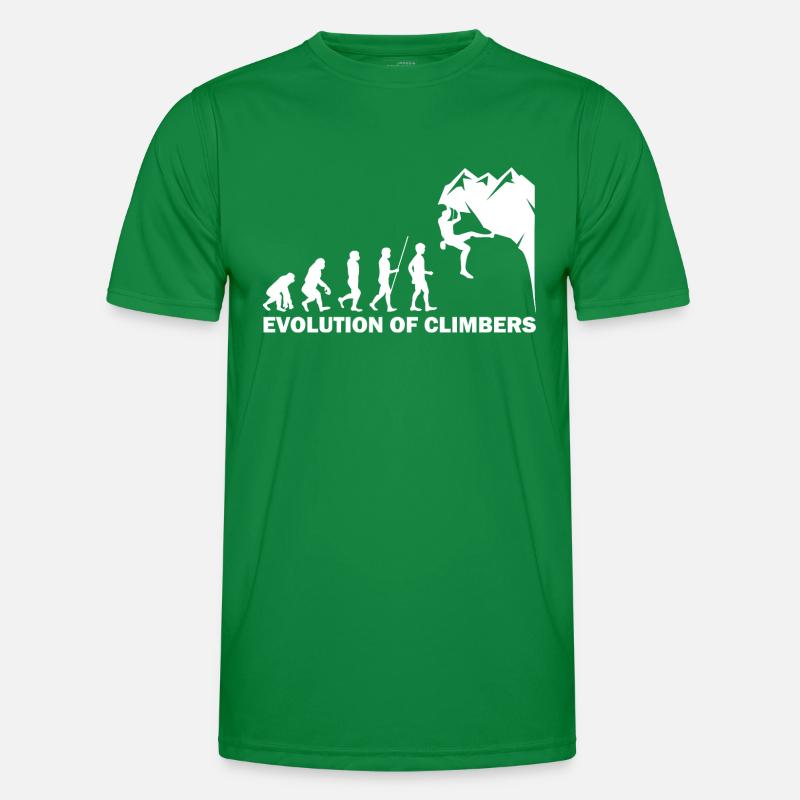 Evolution des grimpeurs Bloc T-shirt sport Homme