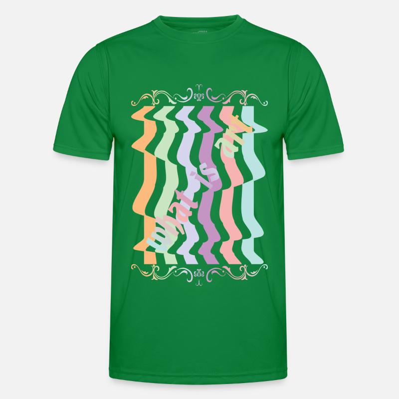 Abstrakte Kunst Männer Funktions-T-Shirt
