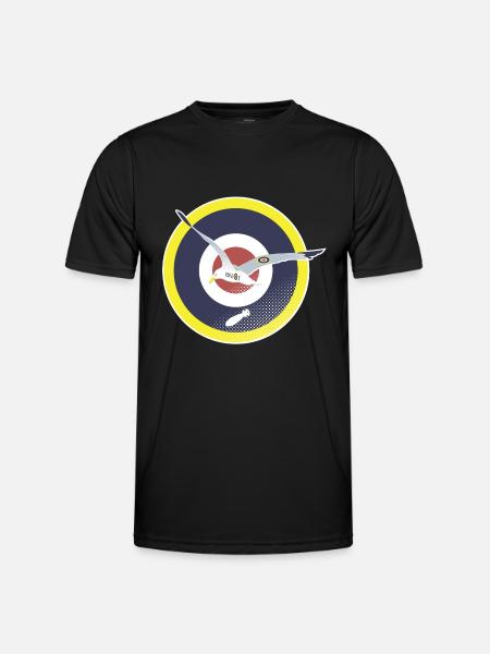 Brighton Bombing Seagull - Men's Functional T-Shirt - black