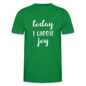 Sprueche - Männer Funktions-T-Shirt - Kelly Green - Vorne - AI Model Male 178 dark (178cm)