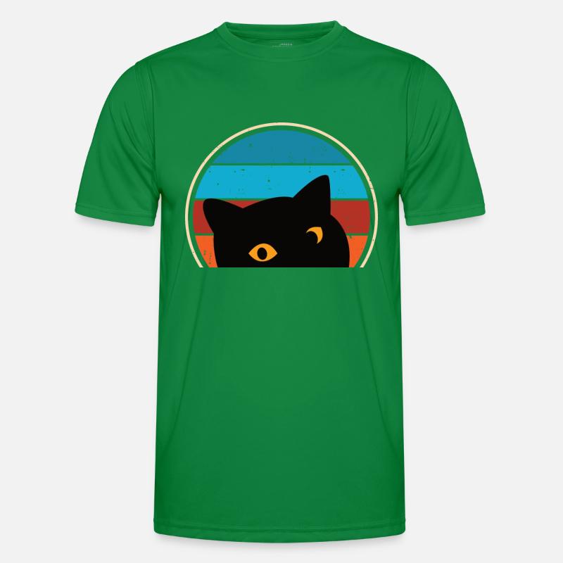 Drôle de regard de chat T-shirt sport Homme