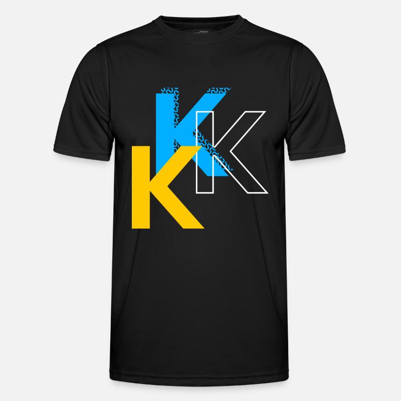 Buchstabe K Männer Funktions-T-Shirt