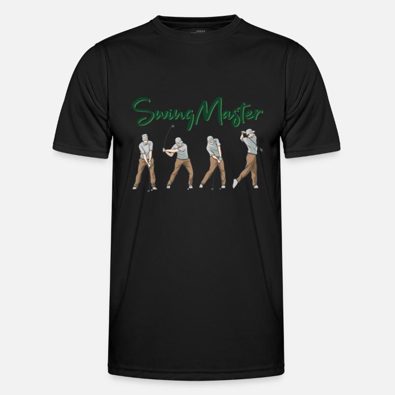 Swingmaster Golf Golf Ball Driving Range Golf Club Männer Funktions-T-Shirt