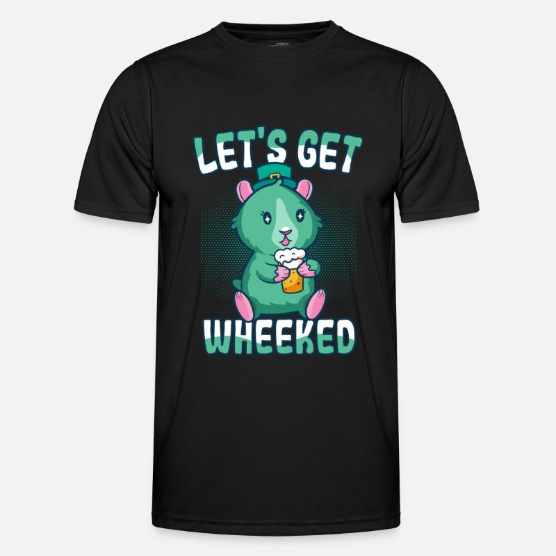 Saint-Patrick Cochon d’Inde Motif T-shirt sport Homme